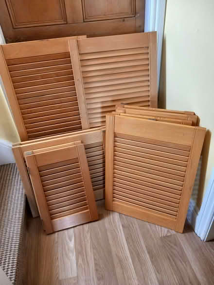 Photo of free Wooden louvered panels (Burneside LA8) #2