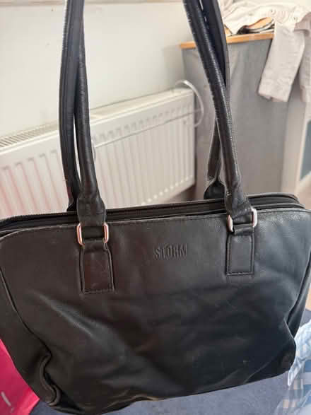 Photo of free Black leather handbag (Tyburn B24) #4