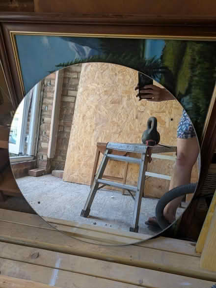 Photo of free 60cm round mirror (Addlestone KT15) #1