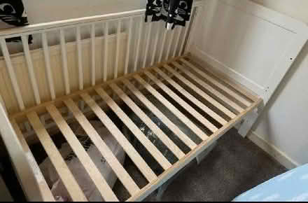 Photo of free Kids wooden cot bed (Abingdon OX14) #2