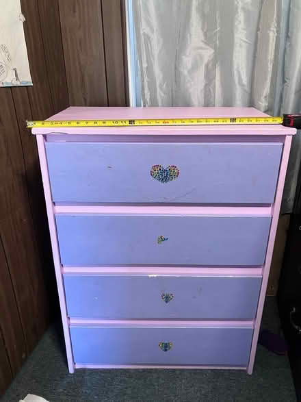 Photo of free Painted wood dresser (Arlington/West Medford line) #1