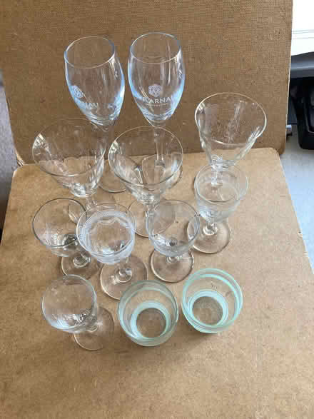 Photo of free Mixed lot glasses: Champagne/wine etc. (St James, South Elmham IP19) #4