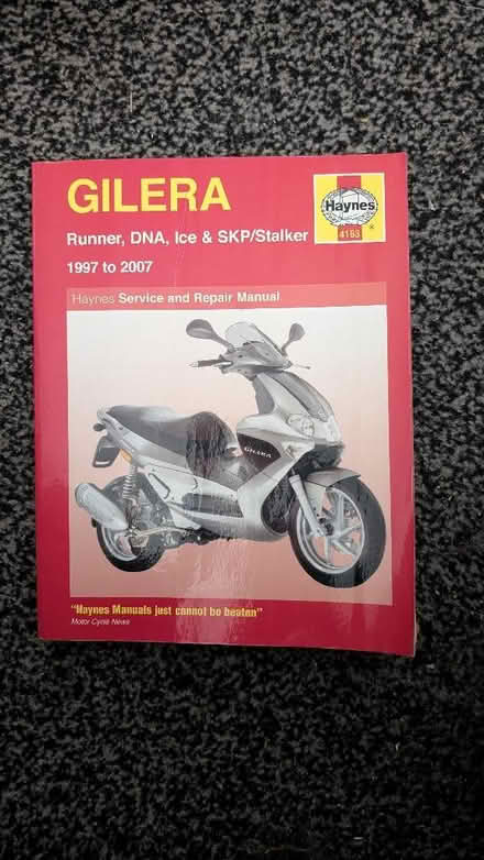 Photo of free Gilera Manual (Holmewood BD4) #1