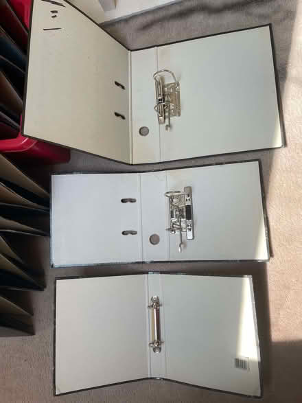 Photo of free Assorted lever arch & ring binder files (Foolscap, A4, A5) (Streatham SW16) #2