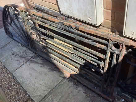 Photo of free Wrought iron tall gates 2 (BN16 3TG) #3