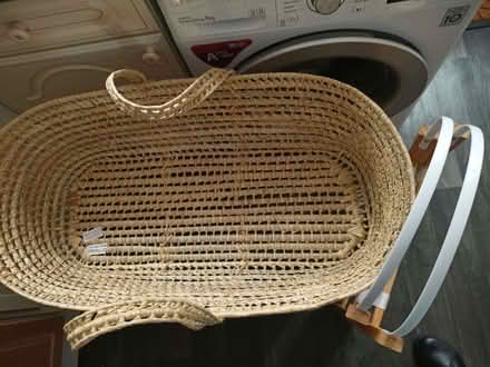 Photo of free Moses Basket Base (Woven Part) & Stand (Shevington Vale WN6) #1