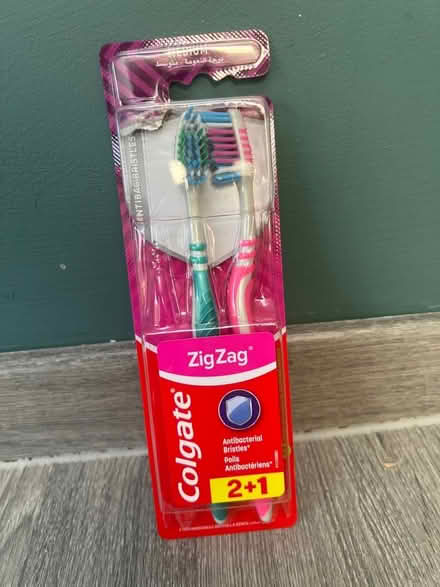Photo of free 2 Colgate Zig Zag Toothbrushes. Never used. (Southsea PO4) #1
