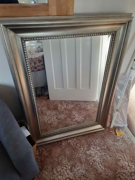 Photo of free Pewter mirror (Bebington CH63) #1