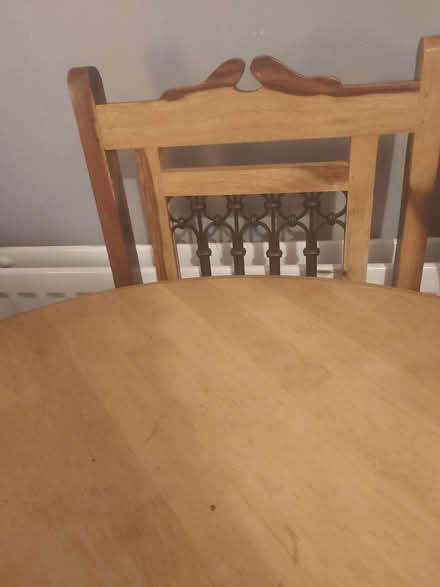 Photo of free Solid Oak chairs (Eastbourne BN20) #1