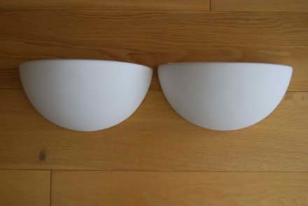 Photo of free Pair of small wall lights / uplighters (The Moravian Settlement DE72) #1