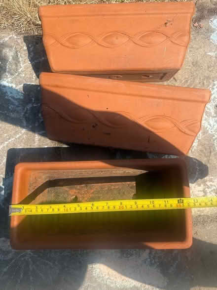 Photo of free Small Terracotta planters x3 (GU31 Petersfield Heath) #1