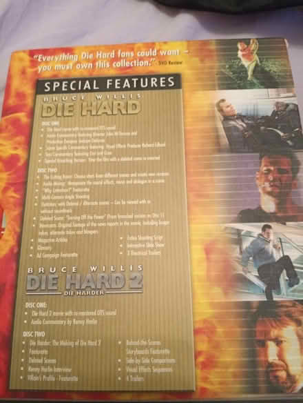 Photo of free Die hard & Die Harder Dvd boxset (Fords Farm RG30) #2