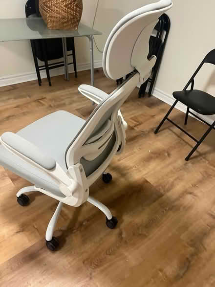Photo of free White and grey office chair (Bloor West Village) #3