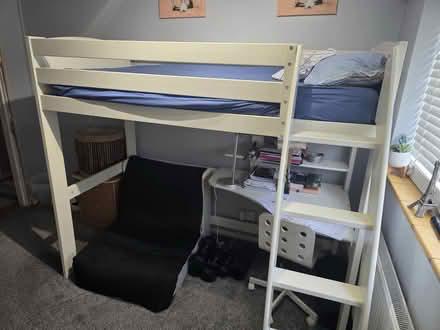 Photo of free Loft bed with study space for (Lu55jd LU5) #4