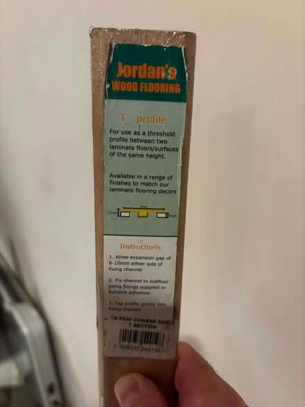 Photo of free Laminate Flooring T‐Profiles (Chinese Maple) (Lavender Hill SW11) #4