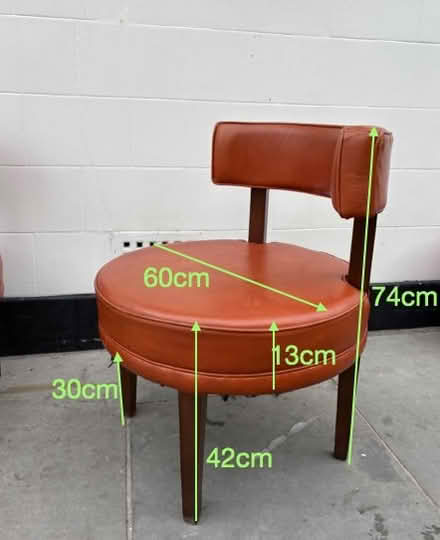 Photo of free Leather bar chairs & poofs (W8 6AP) #2