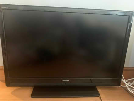 Photo of free Large TV, 45”approx on stand (Llandrindod LD1) #1