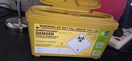 Photo of free Medical sharp bin (Brent lea TW8) #1