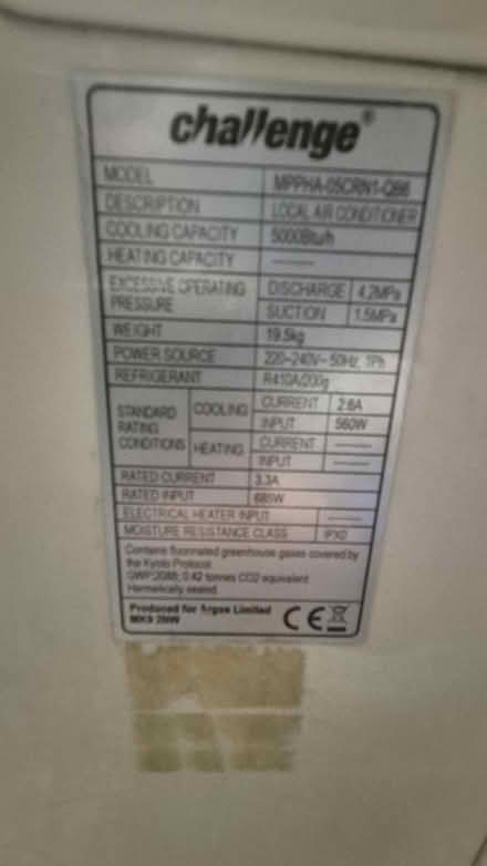 Photo of free Dehumidifier (Hastings TN37) #2