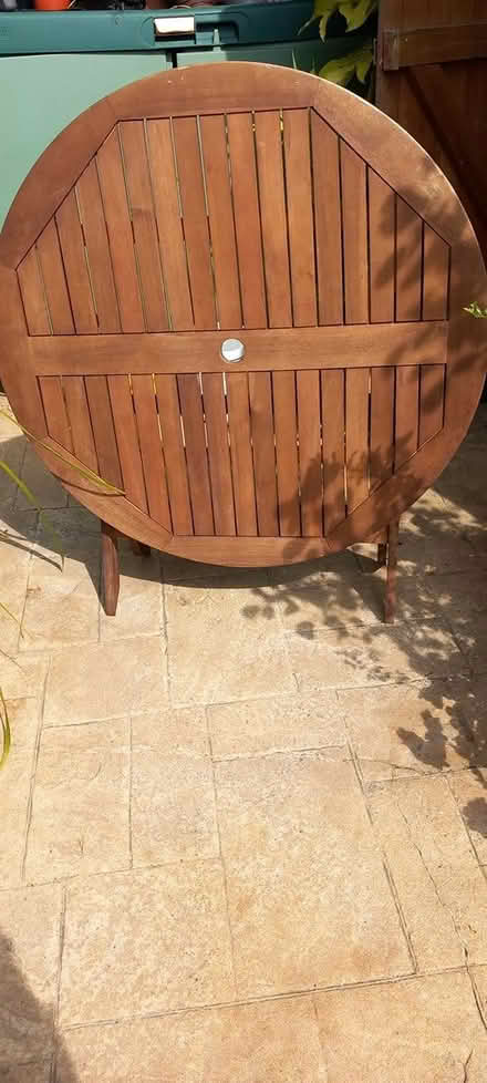 Photo of free Wooden Patio Table (Rochestown) #2