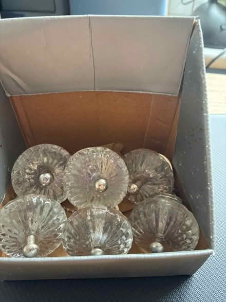 Photo of free 6 cabinet/drawer knobs (Harrogate HG2) #1