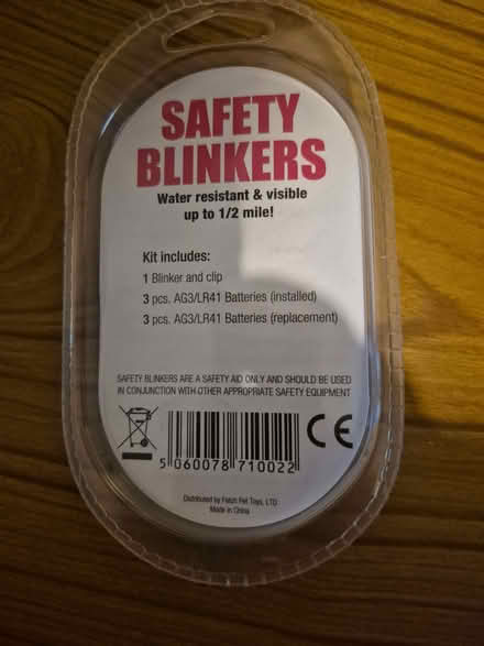 Photo of free Safety blinker (Station Area RG21) #2