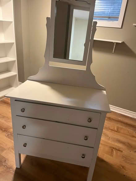 Photo of free Solid wood painted white dresser (Bloor West Village) #3
