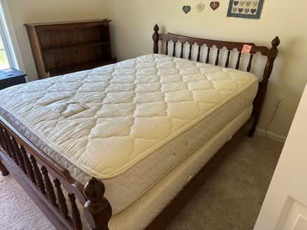 Photo of free Wooden Bed Frame - Full size (Calverton, NY) #1