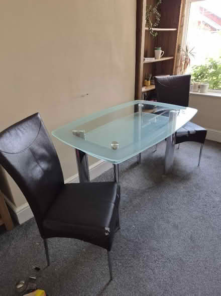 Photo of free Table with 2 chairs (New Brighton CH45) #1
