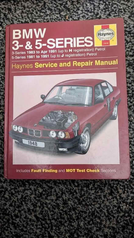 Photo of free BMW 3 & 5 Series Manual (Holmewood BD4) #1