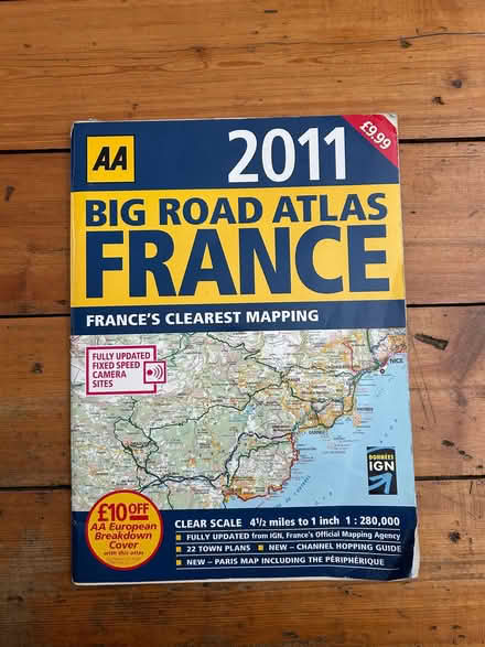 Photo of free French Road Atlas A3 (Saint George's CO2) #1
