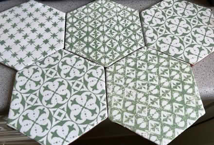 Photo of free Bag of tiles (hexagonal) (Polwarth, Edinburgh) #4