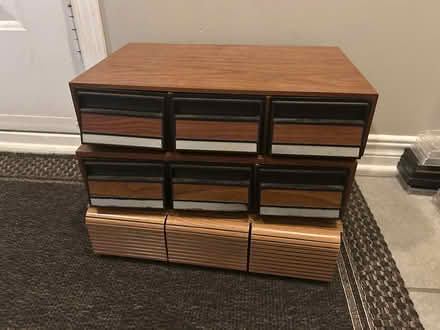 Photo of free Vintage CD and Cassette holders (Riverside/Hunt Club) #1