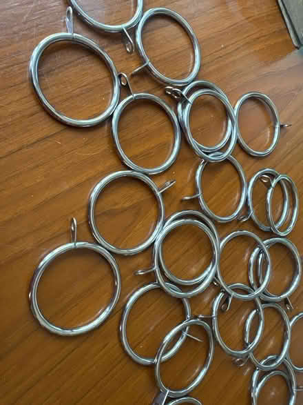 Photo of free 26 shower curtain rings (Bordon) #1