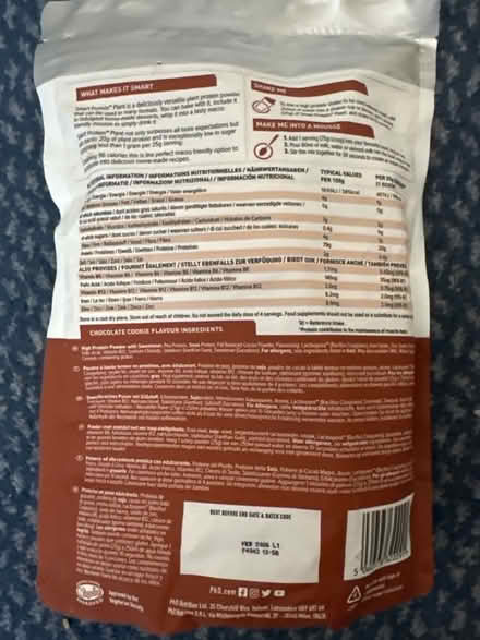 Photo of free Protein powder chocolate cookie (Ashford TW15) #2