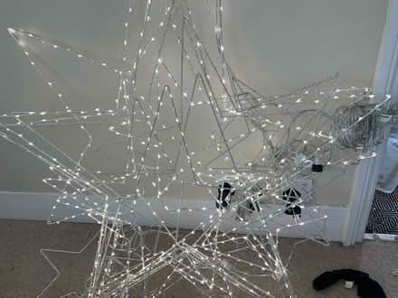 Photo of free Christmas star lights (Camden tube station NW1) #1