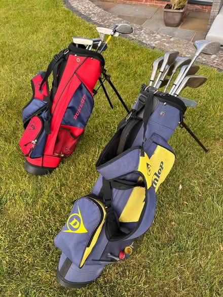 Photo of free Two children’s golf sets clubs and bags (Winmarleigh PR3) #1