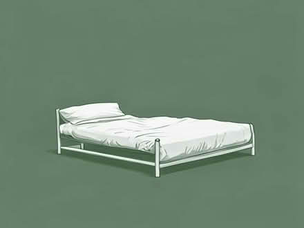 Photo of free 2ft 6'' occasional fold up bed frame (no mattress) (Eaton Ford PE19) #1