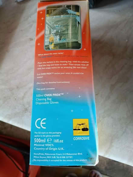 Photo of free oven pride cleaner NEW (Westminster Drive PO21) #3