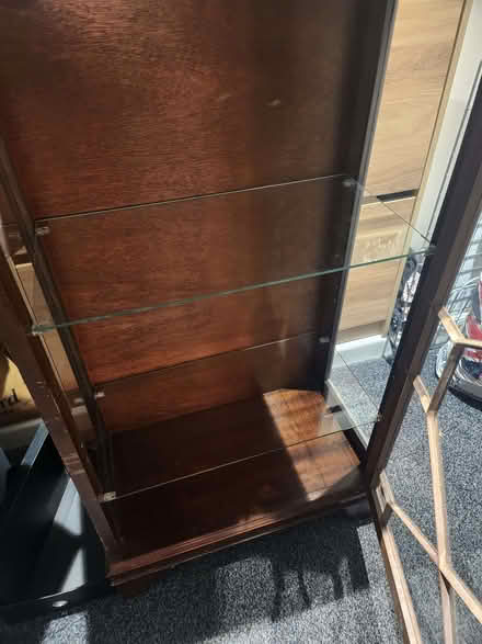 Photo of free Wood and Glass display cabinet (White Cross LA1) #3