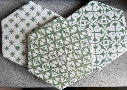 Photo of free Bag of tiles (hexagonal) (Polwarth, Edinburgh) #1