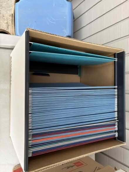 Photo of free Portable box Colored File Folders (Terra Linda, near Safeway) #2
