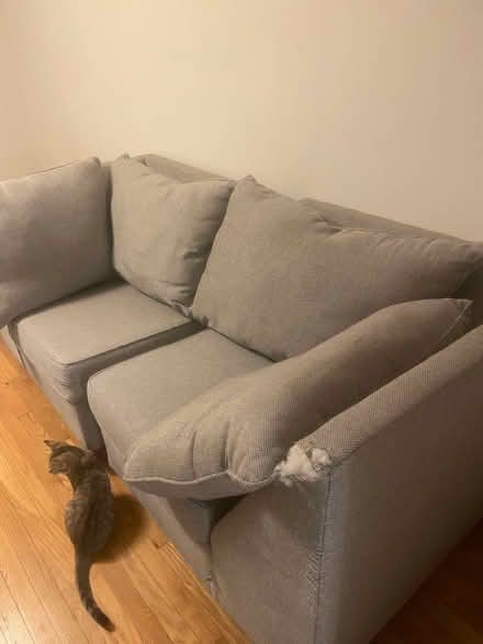 Photo of free Two piece sofa (Bradford by golf course) #1