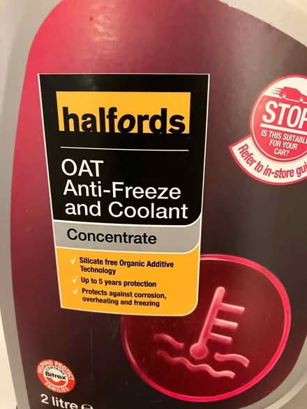 Photo of free Car coolant/anti freeze (University Area RG1) #2