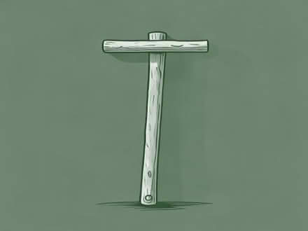 Photo of Wooden clothes pole to stretch rope (Dunblane FK15) #1