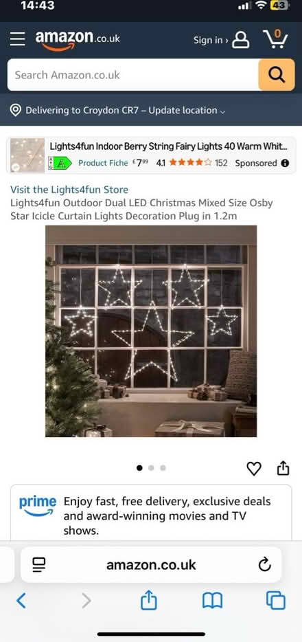Photo of free Christmas star lights (Camden tube station NW1) #3