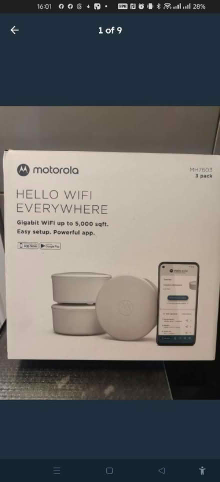 Photo of free Home WiFi mesh, 3 unit system (Church RG2) #2