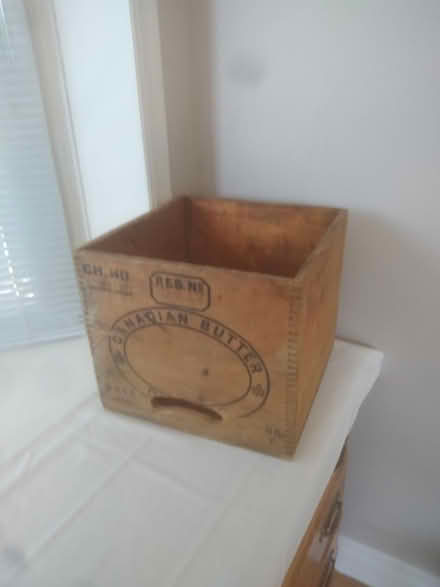 Photo of free Canadian Butter Crate (Fisher Heights) #2