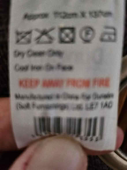 Photo of free Purple blackout curtains (Cullercoats NE30) #2