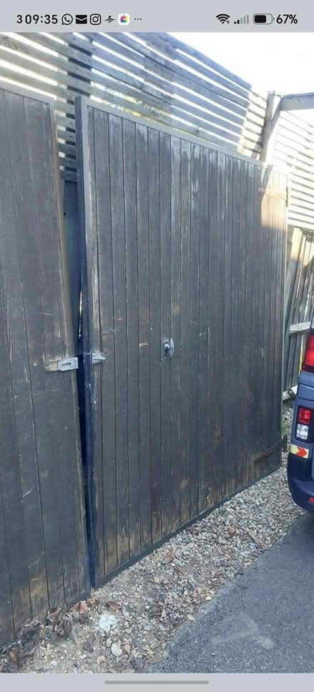 Photo of free Garage doors wooden (Maidstone, ME15) #1